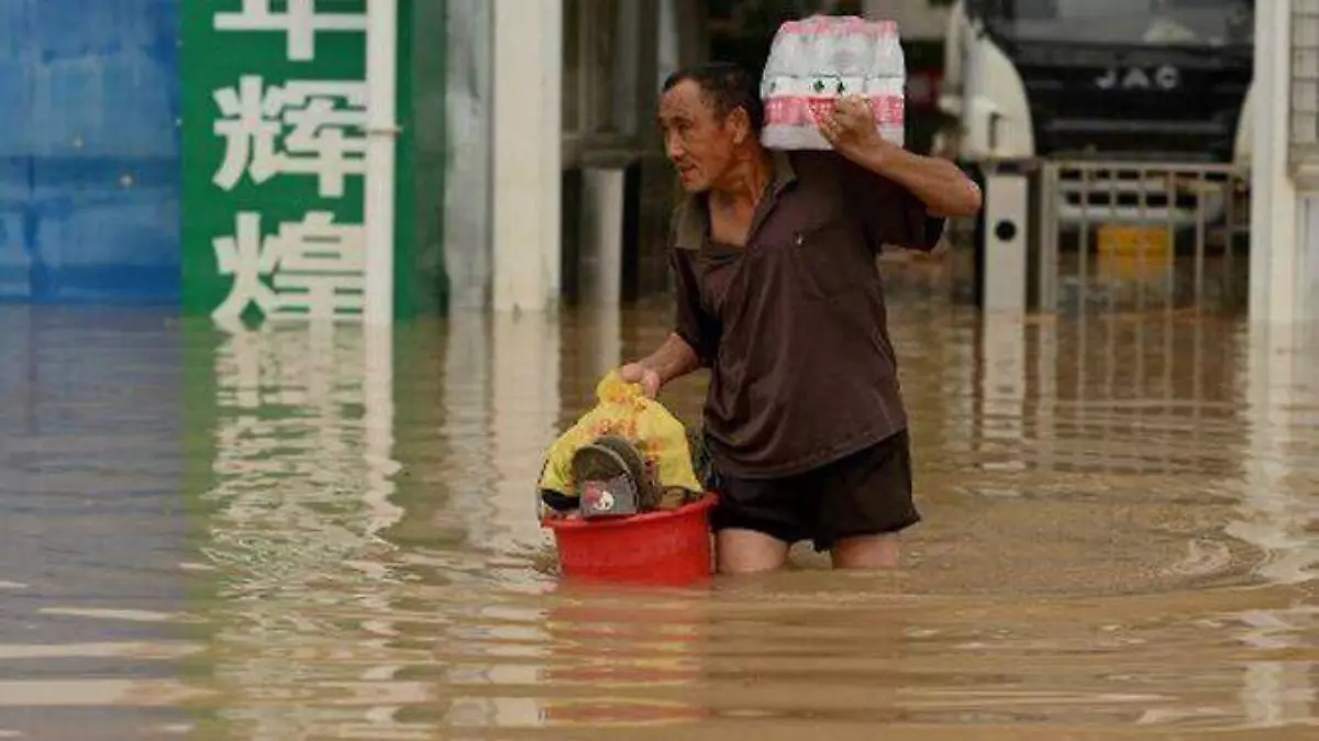 Inundaciones china-AFP